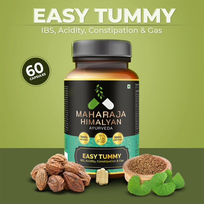 MH Ayurveda EASY TUMMY – Ayurvedic supplement for IBS relief, constipation, acidity, and improved digestion. Shop now at www.mhayurveda.in.