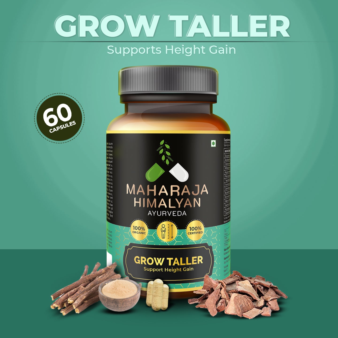 MH Ayurveda GROW TALLER – Ayurvedic height gain supplement for natural growth, bone health, and physical development. Shop now at www.mhayurveda.in