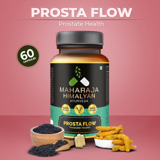 MH Ayurveda PROSTA FLOW – Ayurvedic supplement for prostate health, urinary function, and bladder control support. Shop now at www.mhayurveda.in.